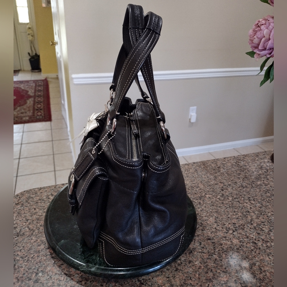 Coach Leather Soho Tote - Picture 9 of 17